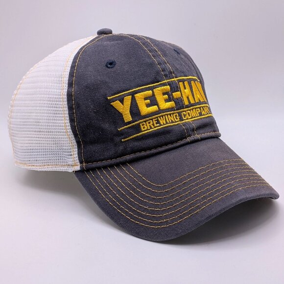 Yee-Haw Brewing Co. Nashville TN Gray Dad Hat Trucker Mesh SnapBack The Game Cap - Picture 1 of 5